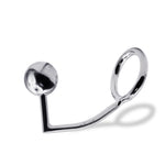56 mm Anal Hook SS Cock Ring & Male Thread - Ball size 40 mm