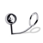 56 mm Anal Hook SS Cock Ring & Male Thread - Ball size 50 mm
