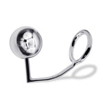 56 mm Anal Hook SS Cock Ring & Male Thread - Ball size 55 mm