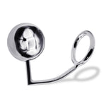 56 mm Anal Hook SS Cock Ring & Male Thread - Ball size 60 mm