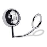 56 mm Anal Hook SS Cock Ring & Male Thread - Ball size 70 mm