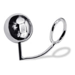 60 mm Anal Hook SS Cock Ring & Male Thread - Ball size 70 mm