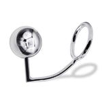 64 mm Anal Hook SS Cock Ring & Male Thread - Ball size 55 mm