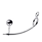 36mm Cock Ring w/ Adjustable Anal Tailgater - Ball Size 35mm