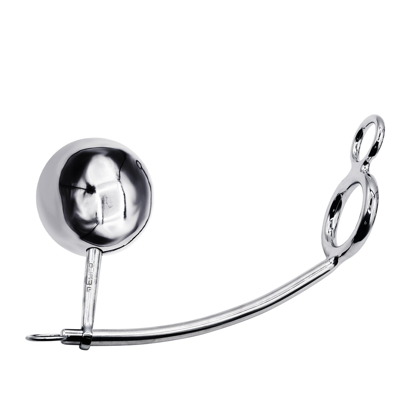 36mm Cock Ring w/ Adjustable Anal Tailgater - Ball Size 60mm
