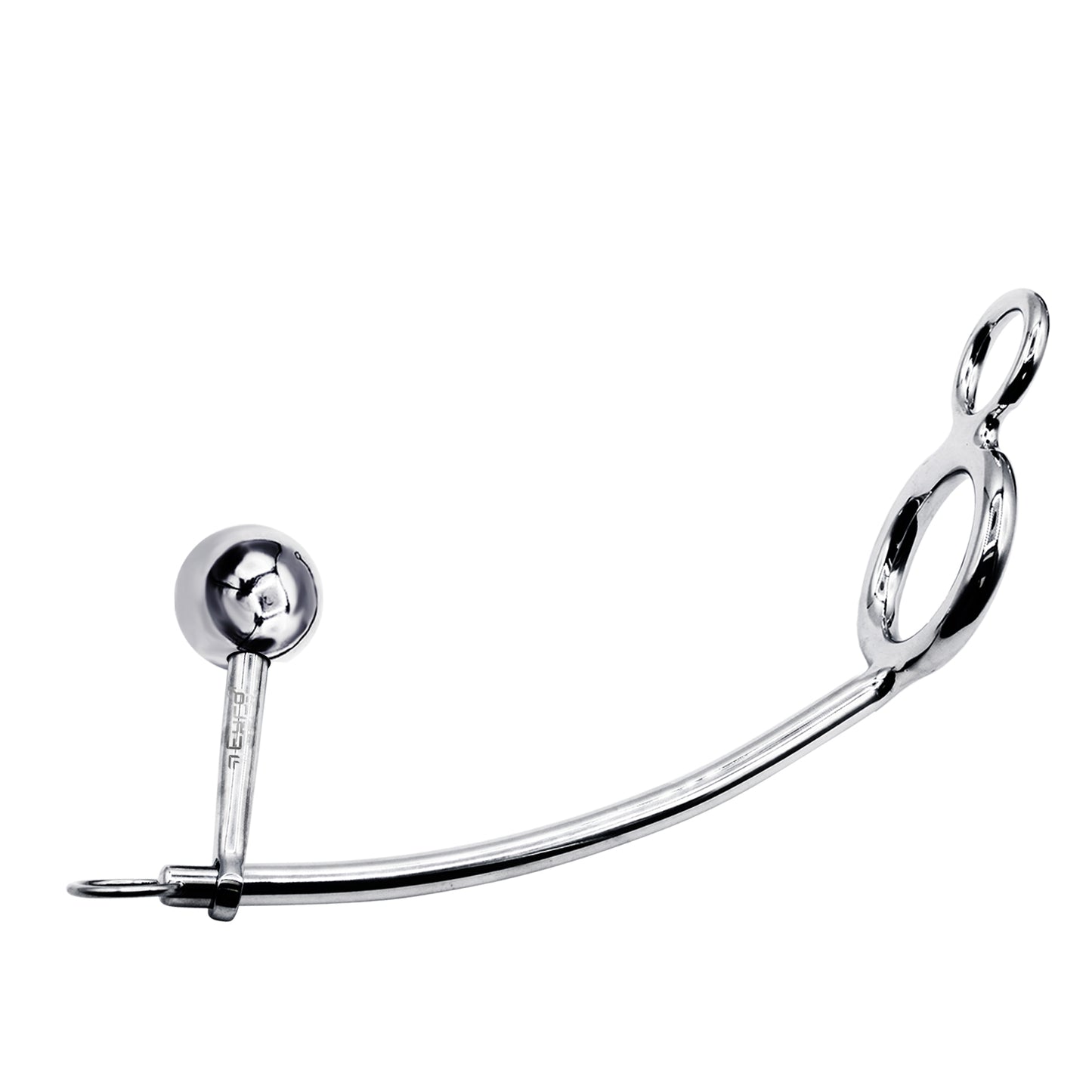 40mm Cock Ring w/ Adjustable Anal Tailgater - Ball Size 25mm