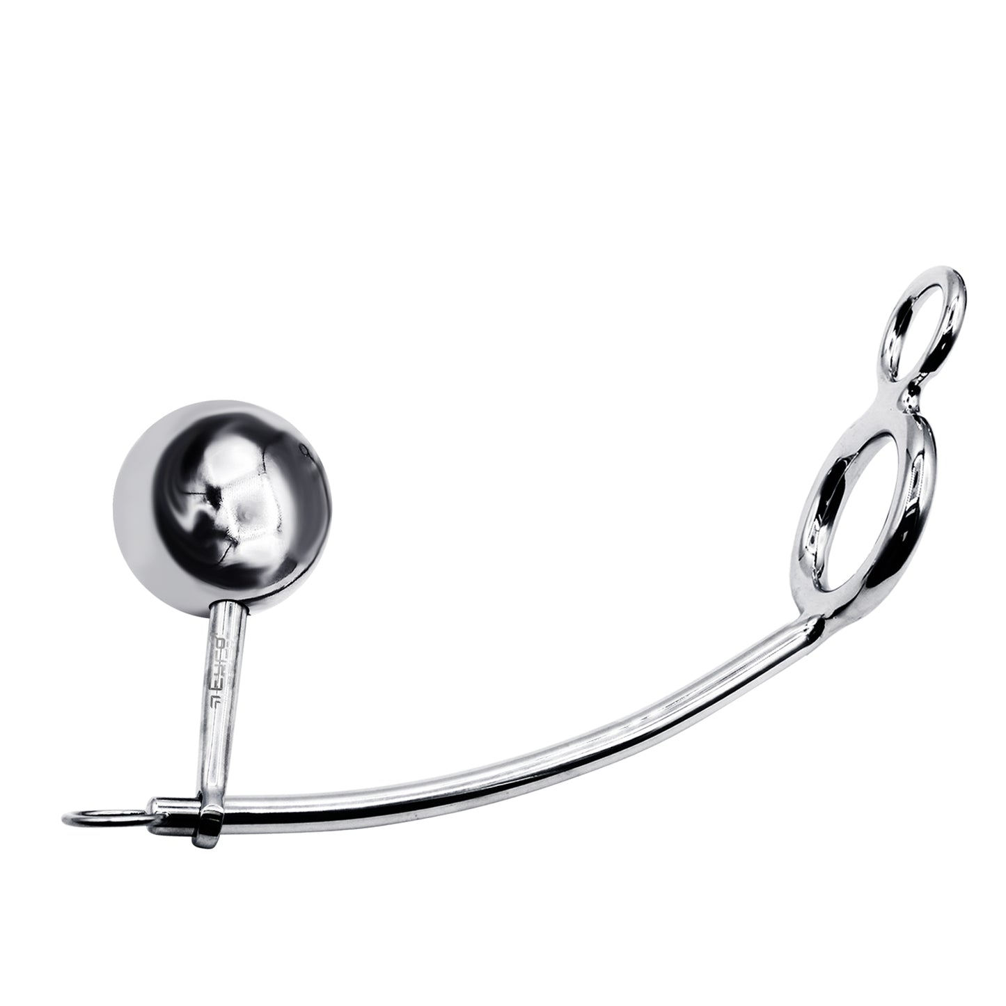 40mm Cock Ring w/ Adjustable Anal Tailgater - Ball Size 50mm
