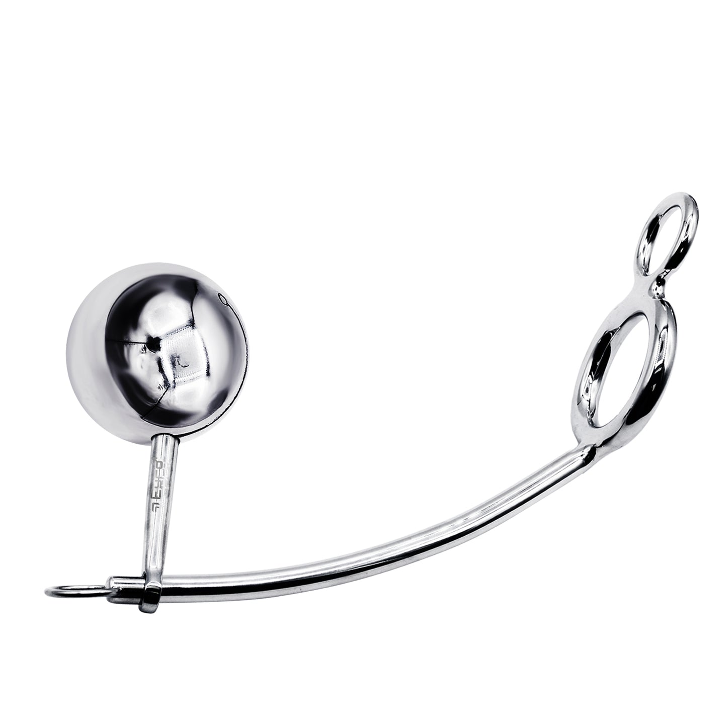 40mm Cock Ring w/ Adjustable Anal Tailgater - Ball Size 55mm