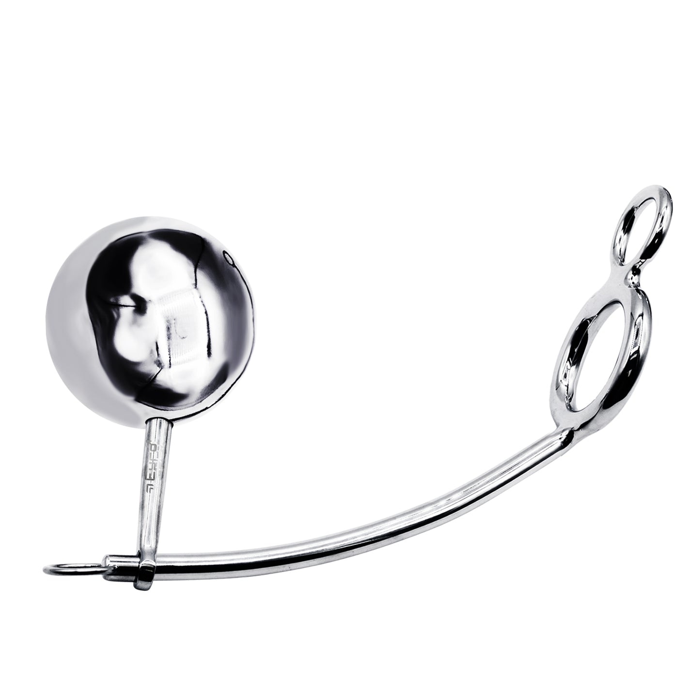 40mm Cock Ring w/ Adjustable Anal Tailgater - Ball Size 65mm