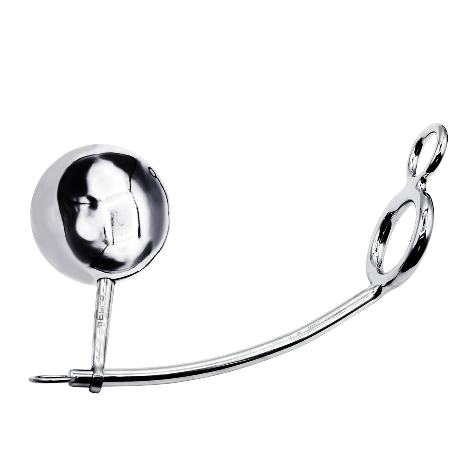 40mm Cock Ring w/ Adjustable Anal Tailgater - Ball Size 65mm