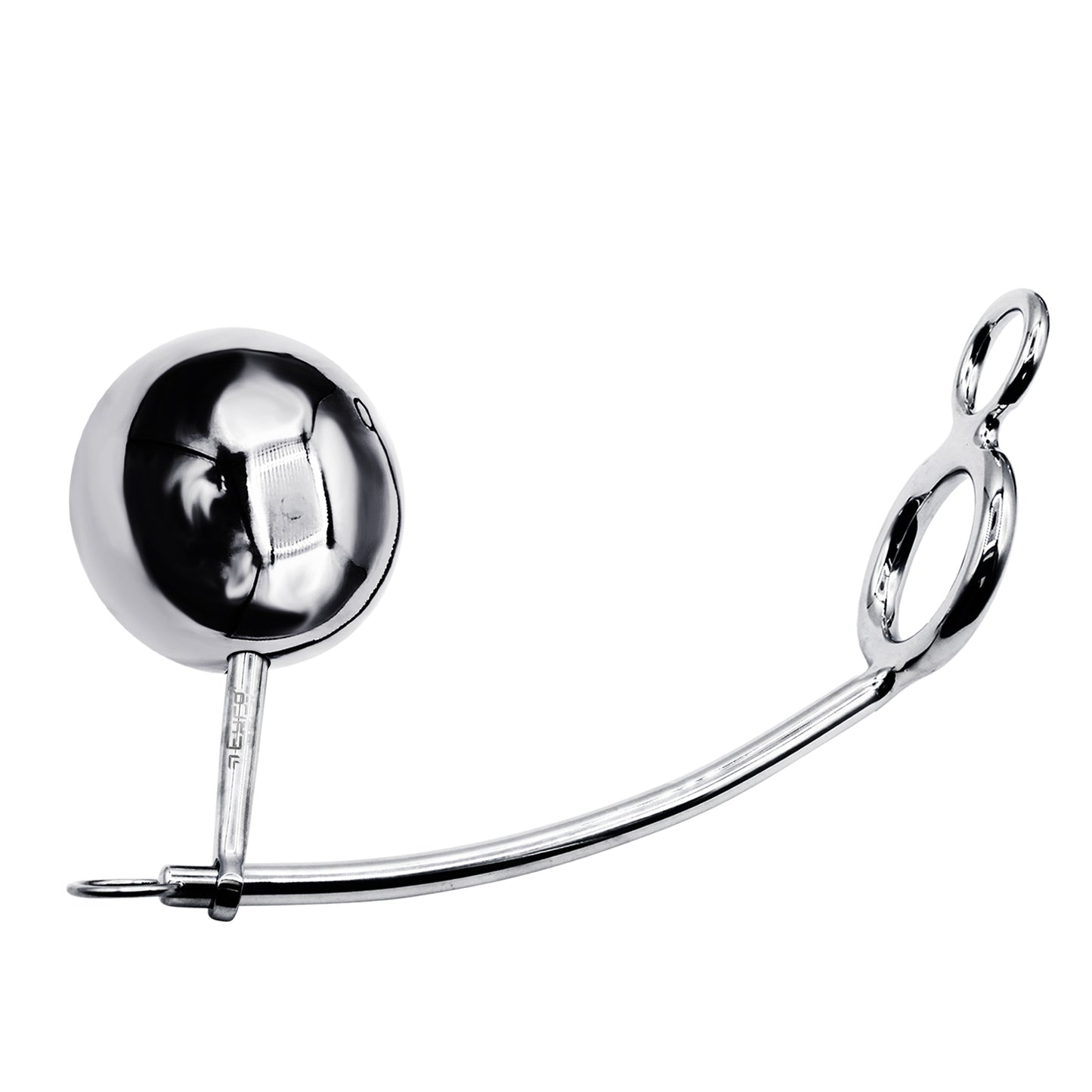 40mm Cock Ring w/ Adjustable Anal Tailgater - Ball Size 70mm