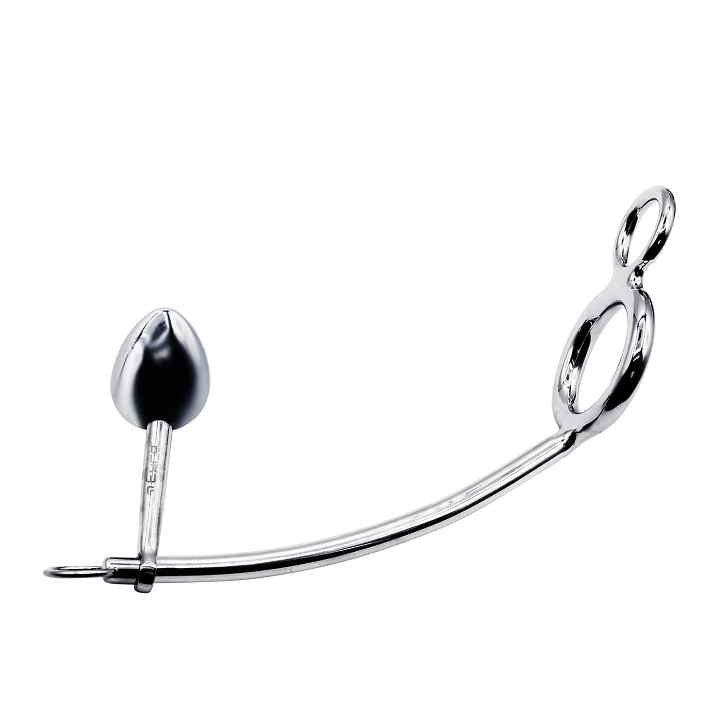 40mm Cock Ring w/ Adjustable Anal Tailgater - Egg Size 25mm