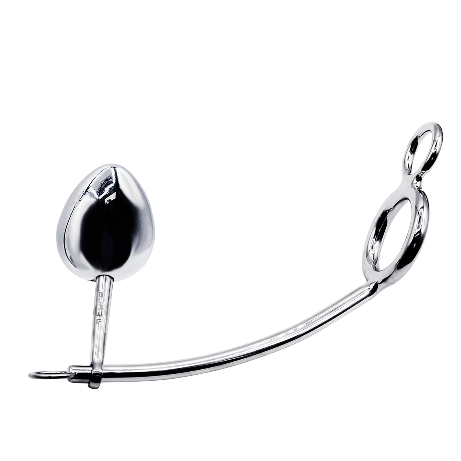 40mm Cock Ring w/ Adjustable Anal Tailgater - Egg Size 40mm