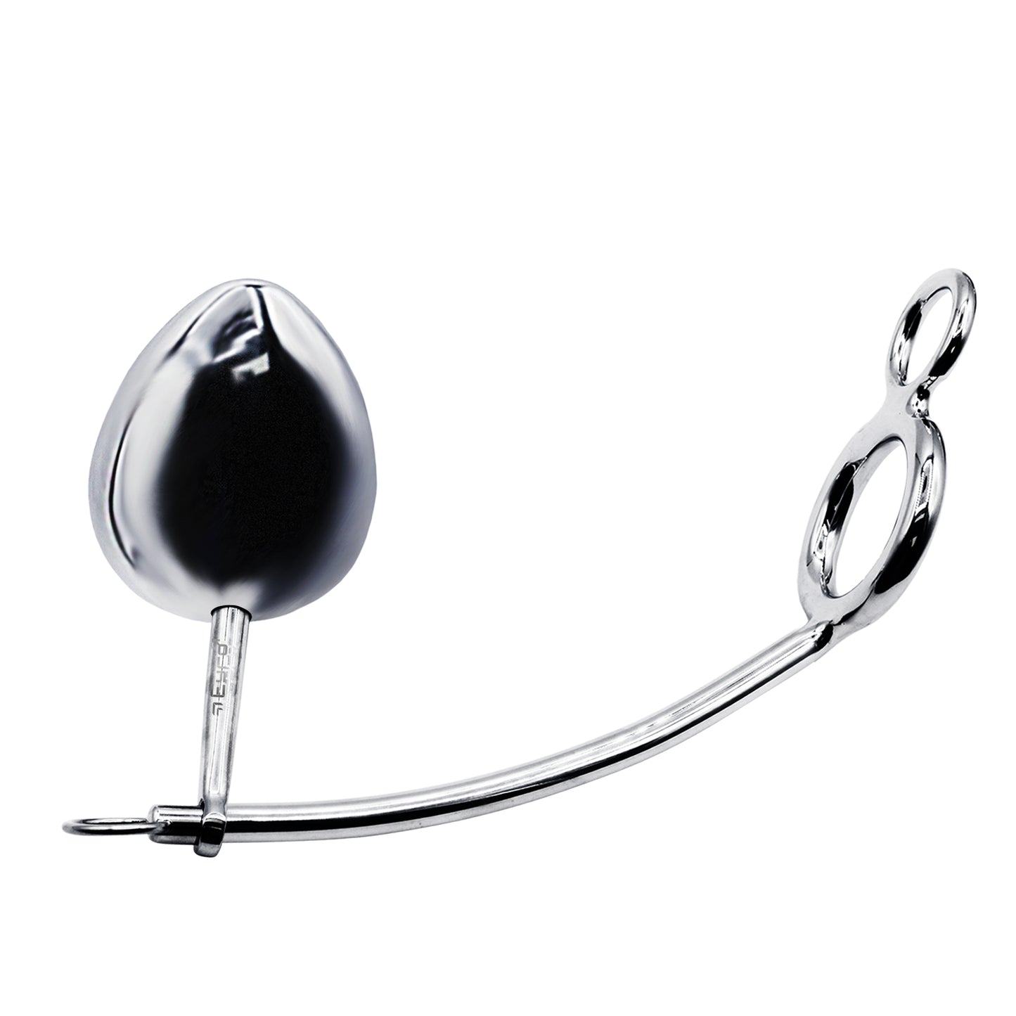 40mm Cock Ring w/ Adjustable Anal Tailgater - Egg Size 60mm