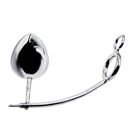 40mm Cock Ring w/ Adjustable Anal Tailgater - Egg Size 65mm