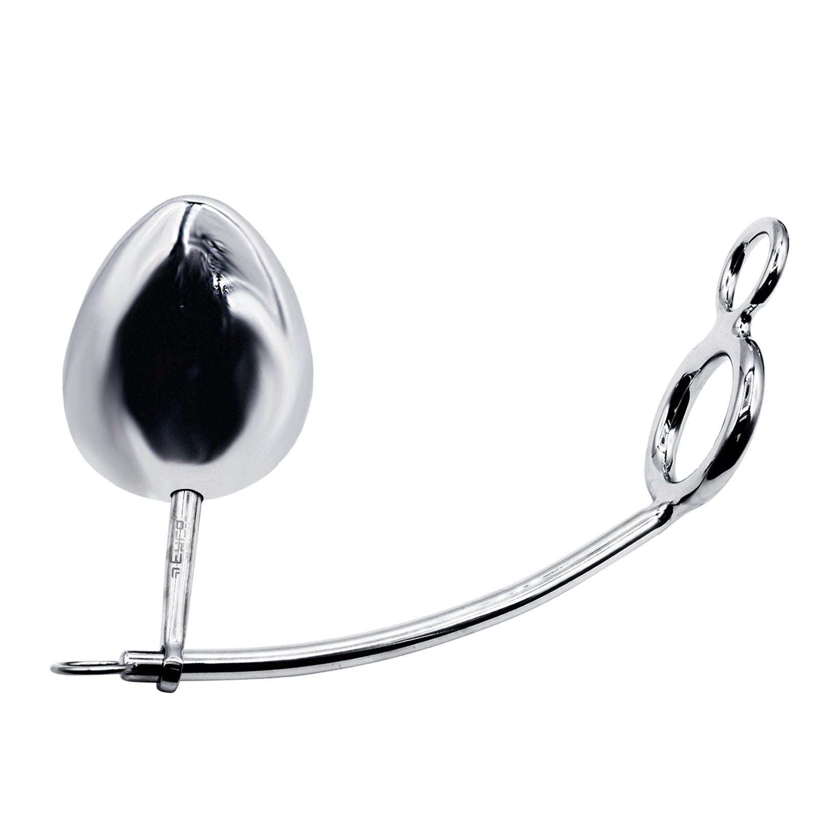 40mm Cock Ring w/ Adjustable Anal Tailgater - Egg Size 70mm