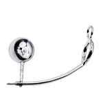 44mm Cock Ring w/ Adjustable Anal Tailgater - Ball Size 55mm