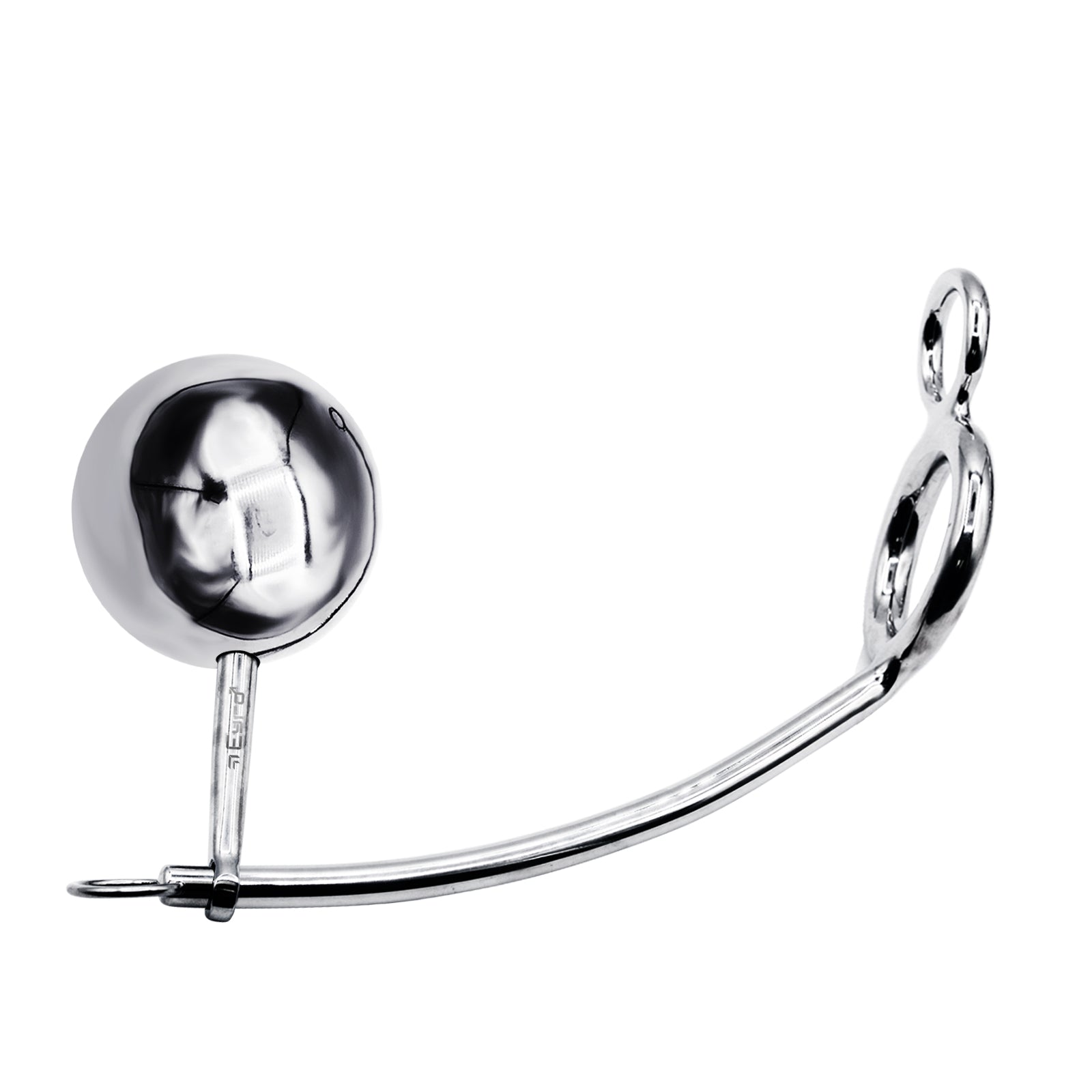 44mm Cock Ring w/ Adjustable Anal Tailgater - Ball Size 60mm
