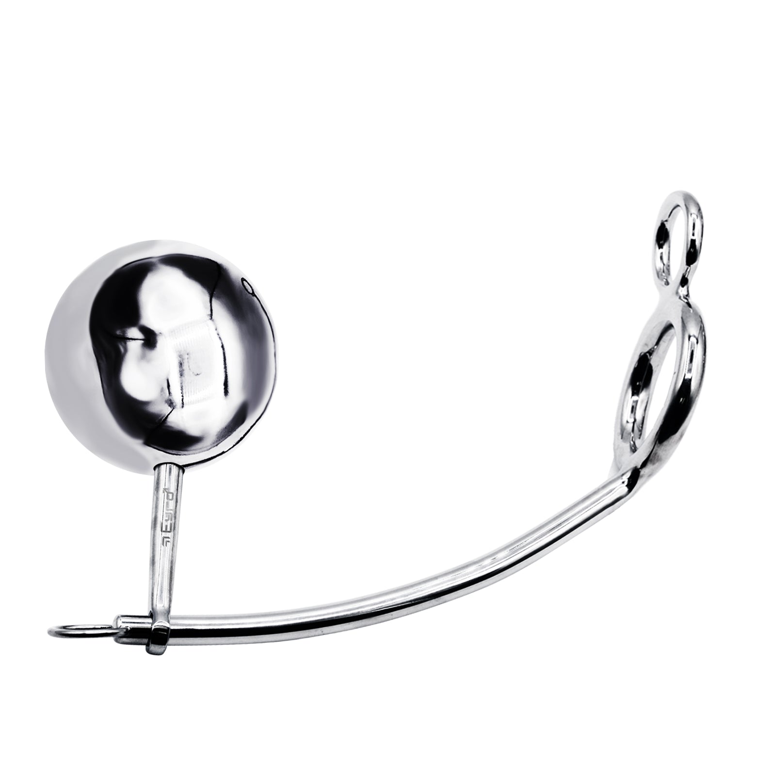 44mm Cock Ring w/ Adjustable Anal Tailgater - Ball Size 65mm