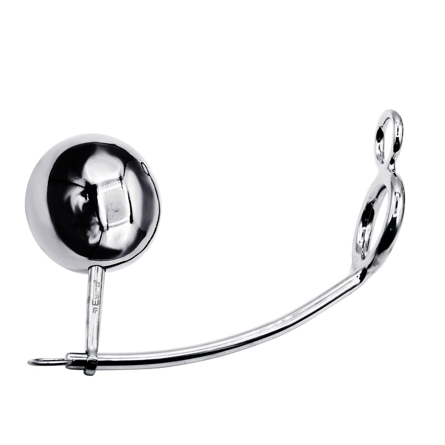 44mm Cock Ring w/ Adjustable Anal Tailgater - Ball Size 70mm