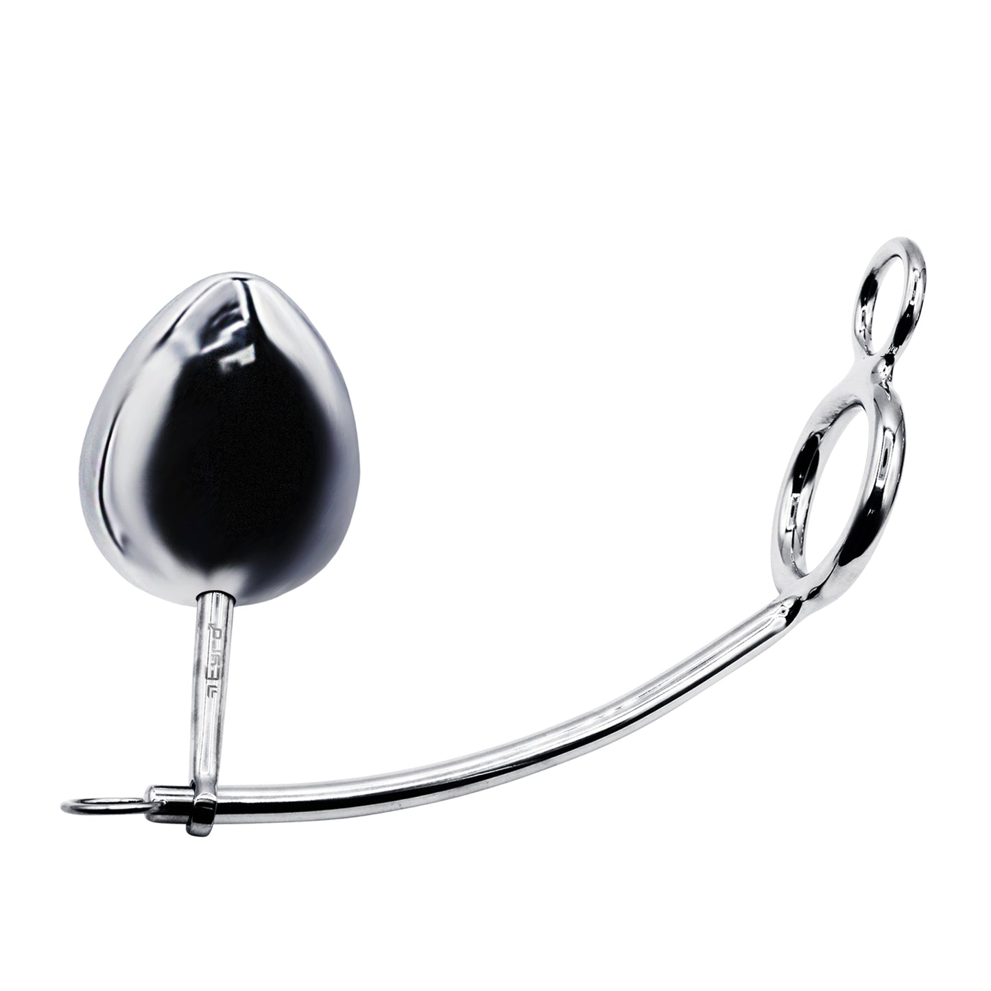 48mm Cock Ring w/ Adjustable Anal Tailgater - Egg Size 60mm