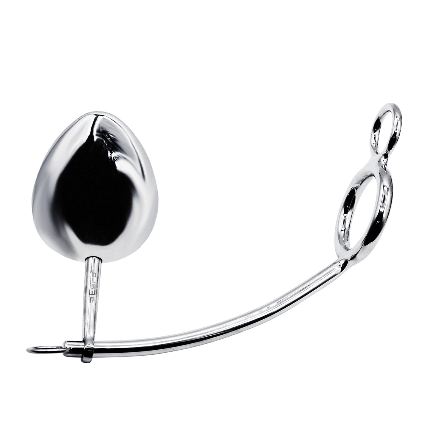 48mm Cock Ring w/ Adjustable Anal Tailgater - Egg Size 65mm