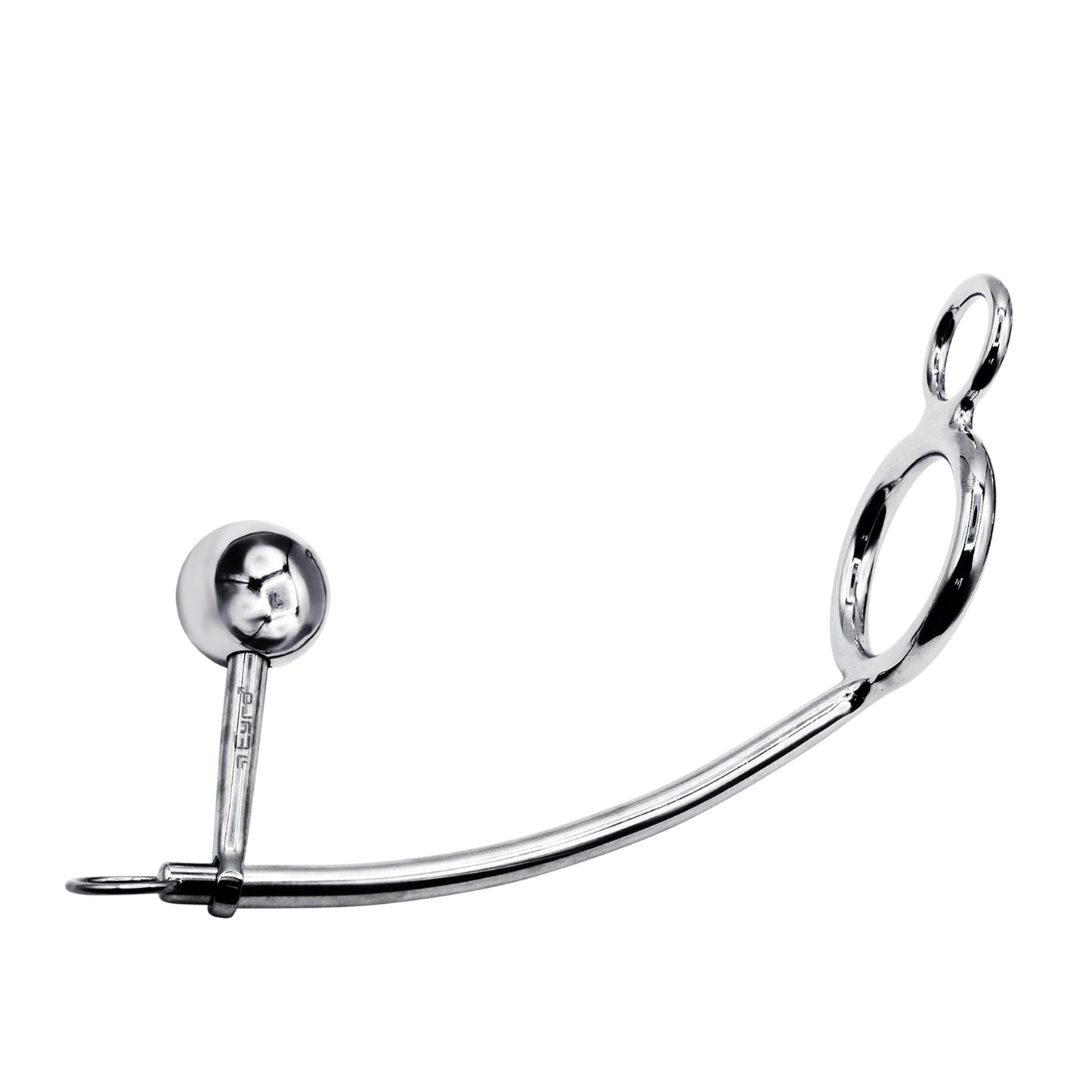 52mm Cock Ring w/ Adjustable Anal Tailgater - Ball Size 30mm