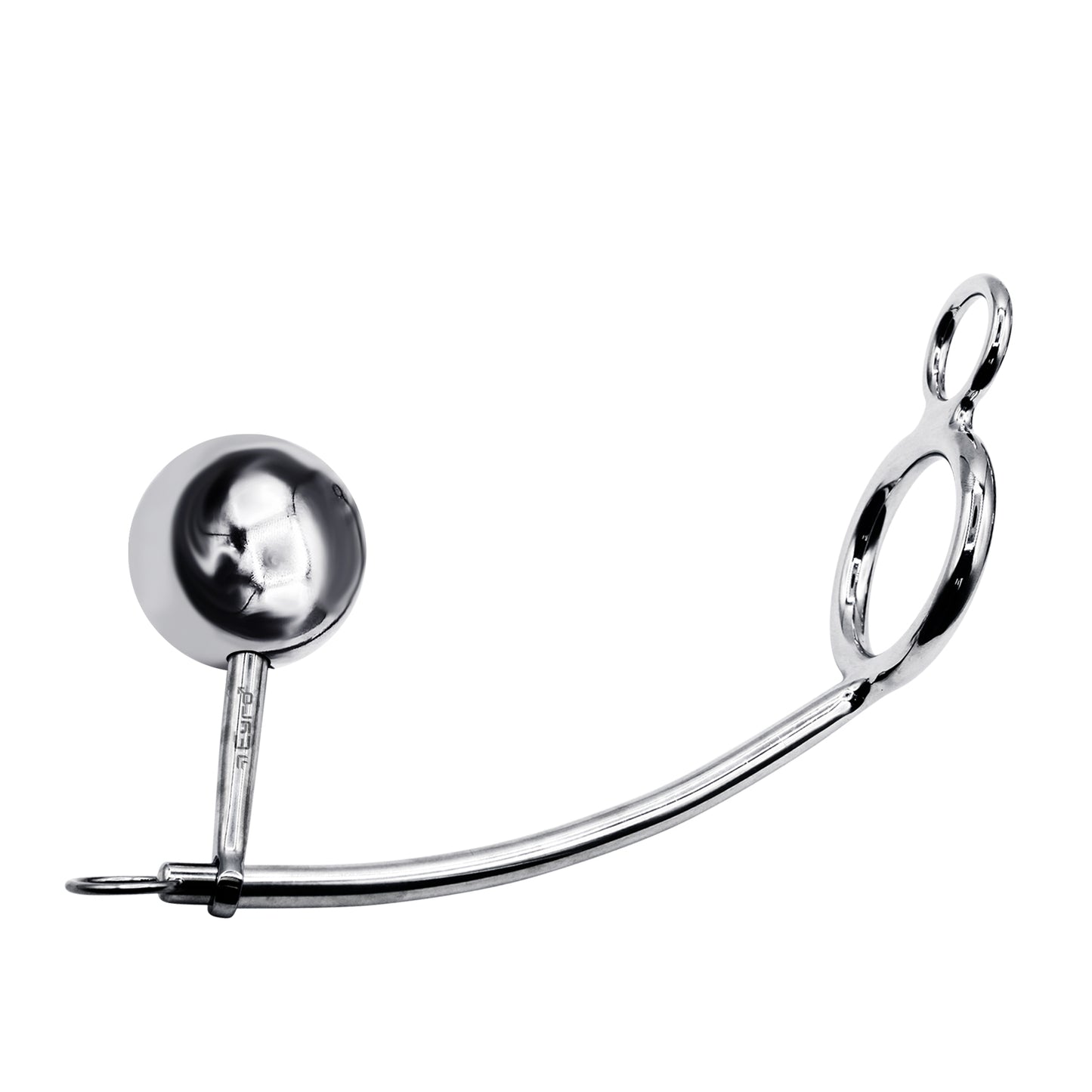 52mm Cock Ring w/ Adjustable Anal Tailgater - Ball Size 50mm