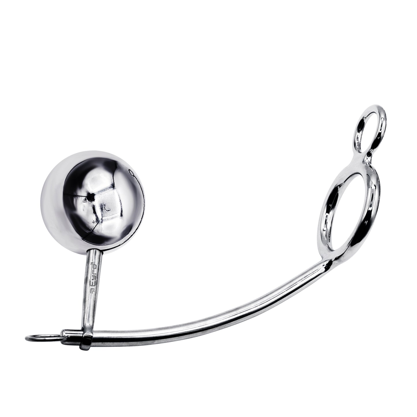 52mm Cock Ring w/ Adjustable Anal Tailgater - Ball Size 55mm