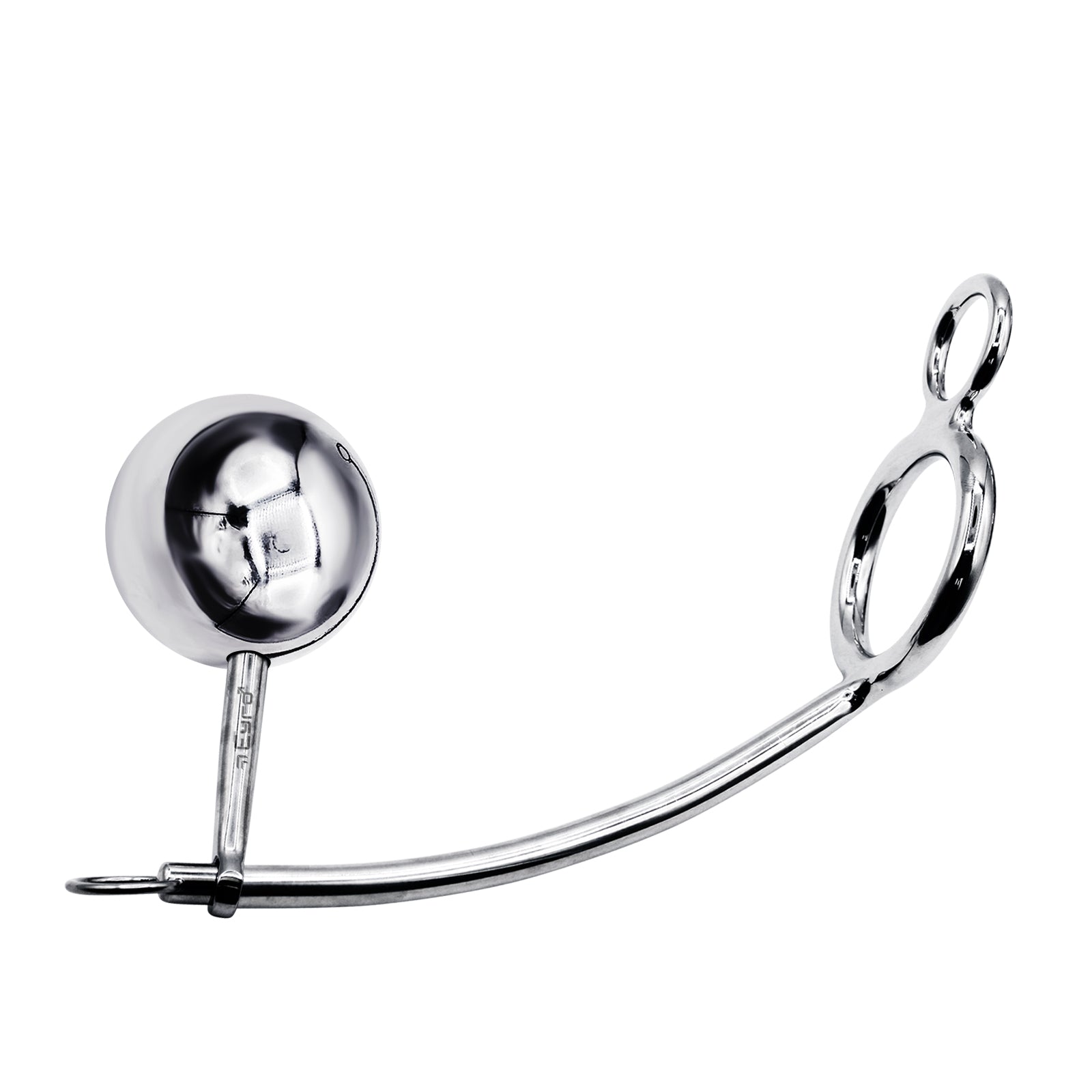 52mm Cock Ring w/ Adjustable Anal Tailgater - Ball Size 55mm