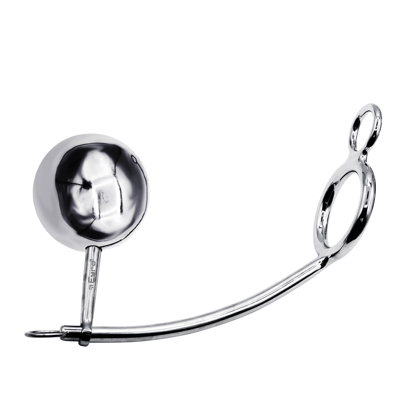 52mm Cock Ring w/ Adjustable Anal Tailgater - Ball Size 60mm
