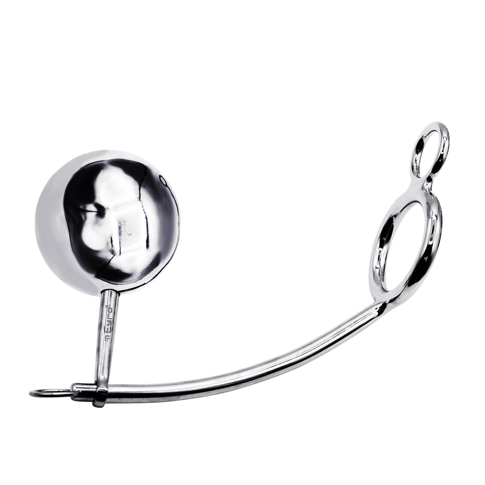 52mm Cock Ring w/ Adjustable Anal Tailgater - Ball Size 65mm