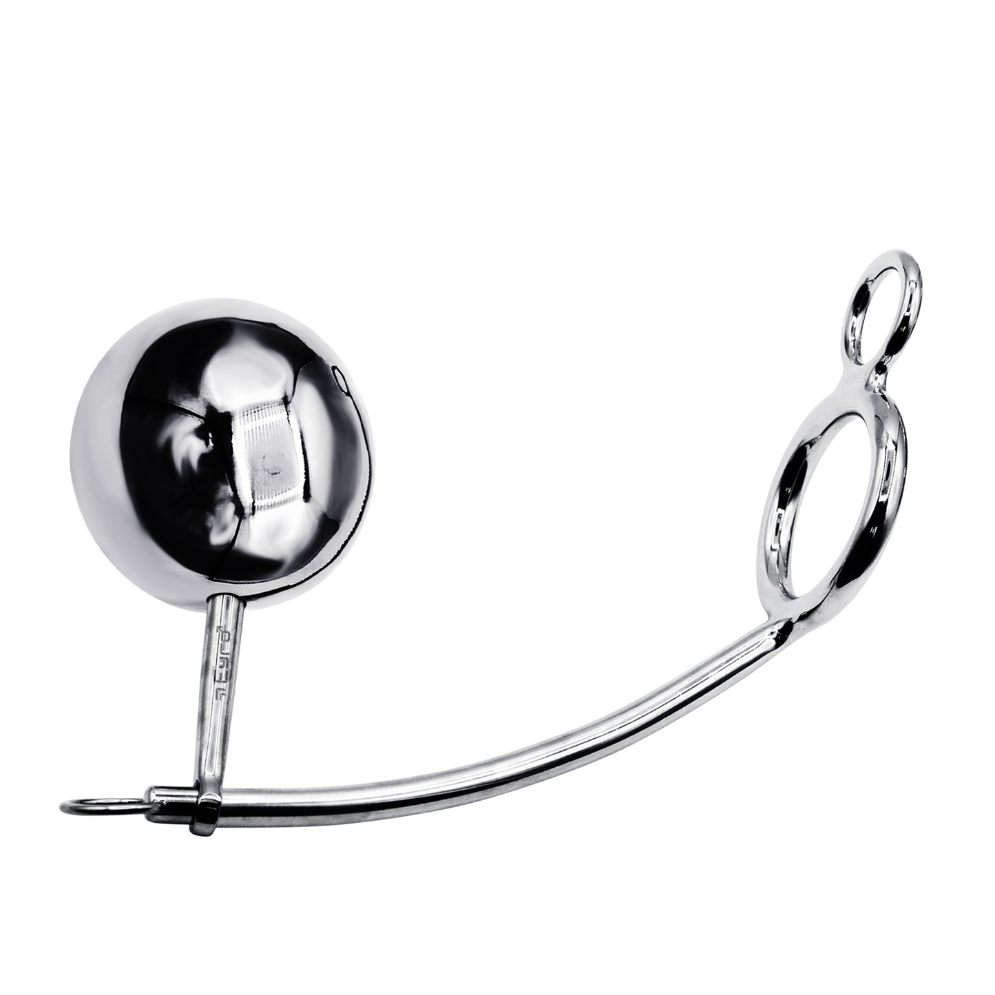 52mm Cock Ring w/ Adjustable Anal Tailgater - Ball Size 70mm