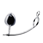 52mm Cock Ring w/ Adjustable Anal Tailgater - Egg Size 55mm