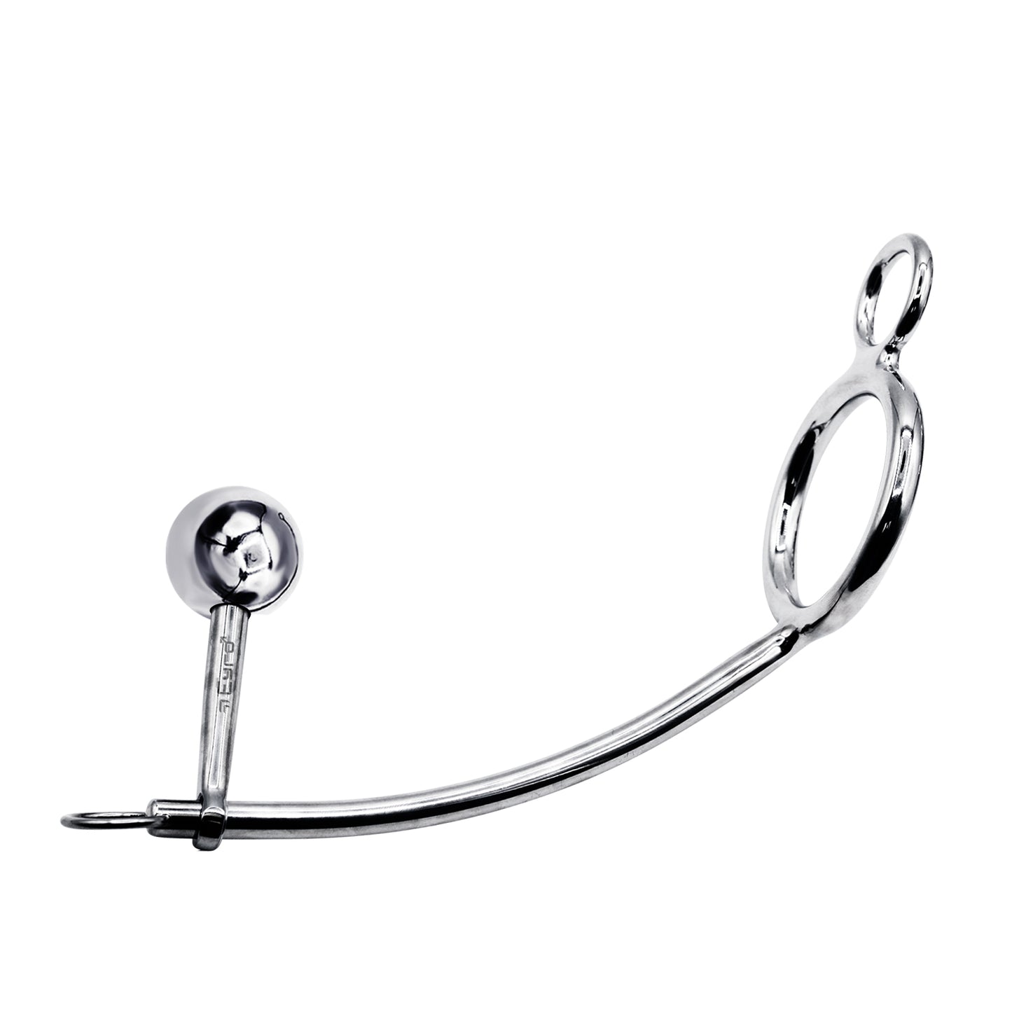 56mm Cock Ring w/ Adjustable Anal Tailgater - Ball Size 25mm