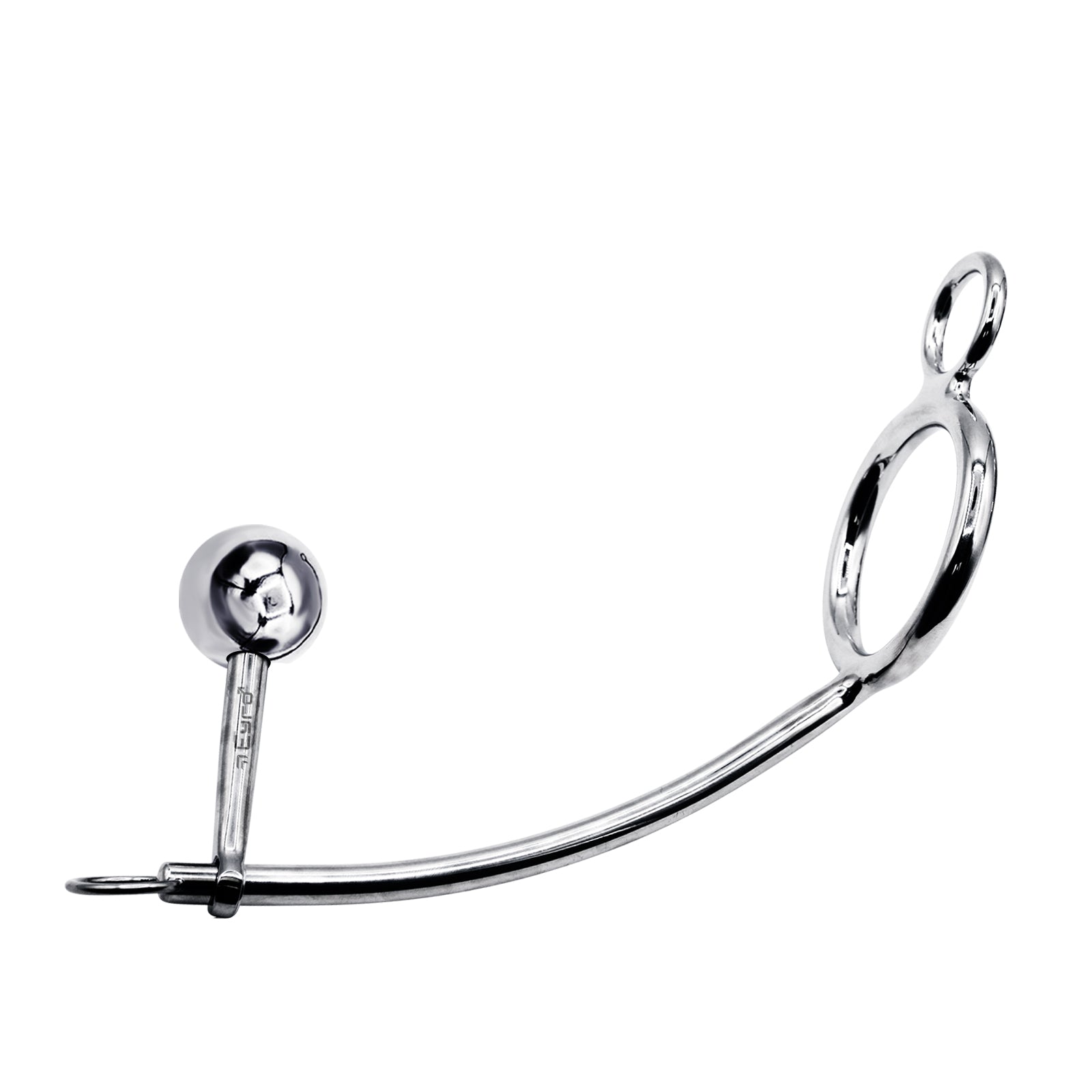 56mm Cock Ring w/ Adjustable Anal Tailgater - Ball Size 25mm