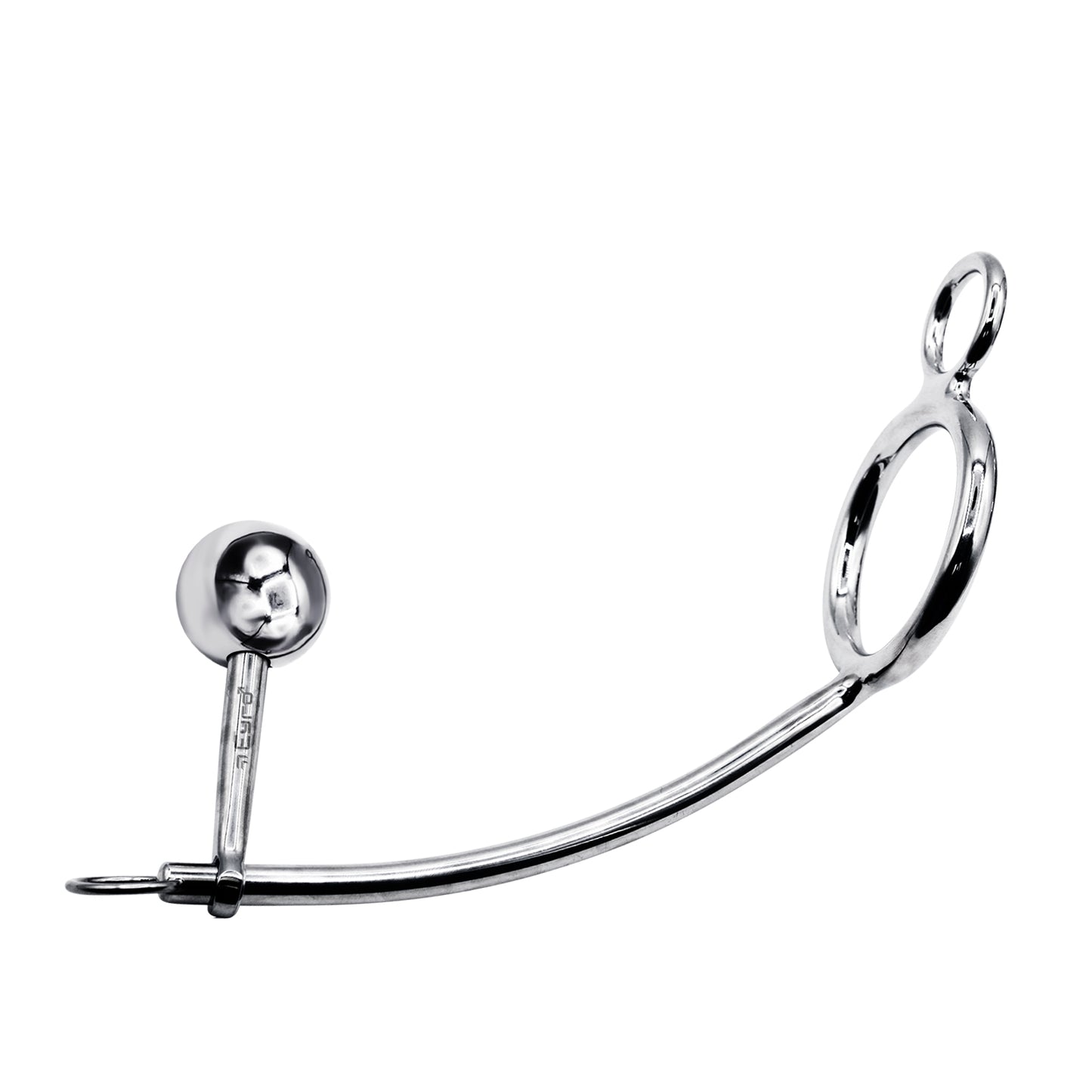 56mm Cock Ring w/ Adjustable Anal Tailgater - Ball Size 30mm