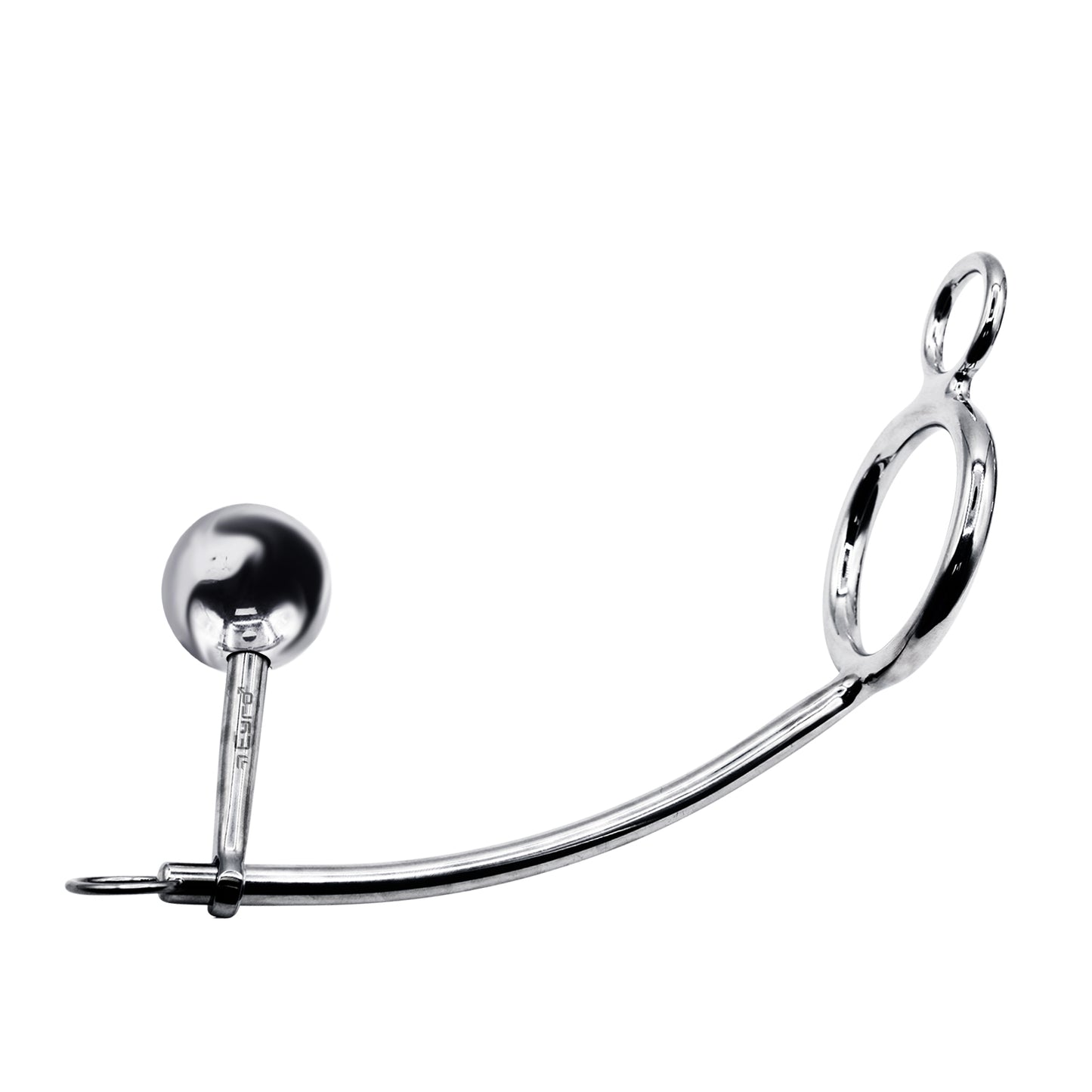56mm Cock Ring w/ Adjustable Anal Tailgater - Ball Size 35mm