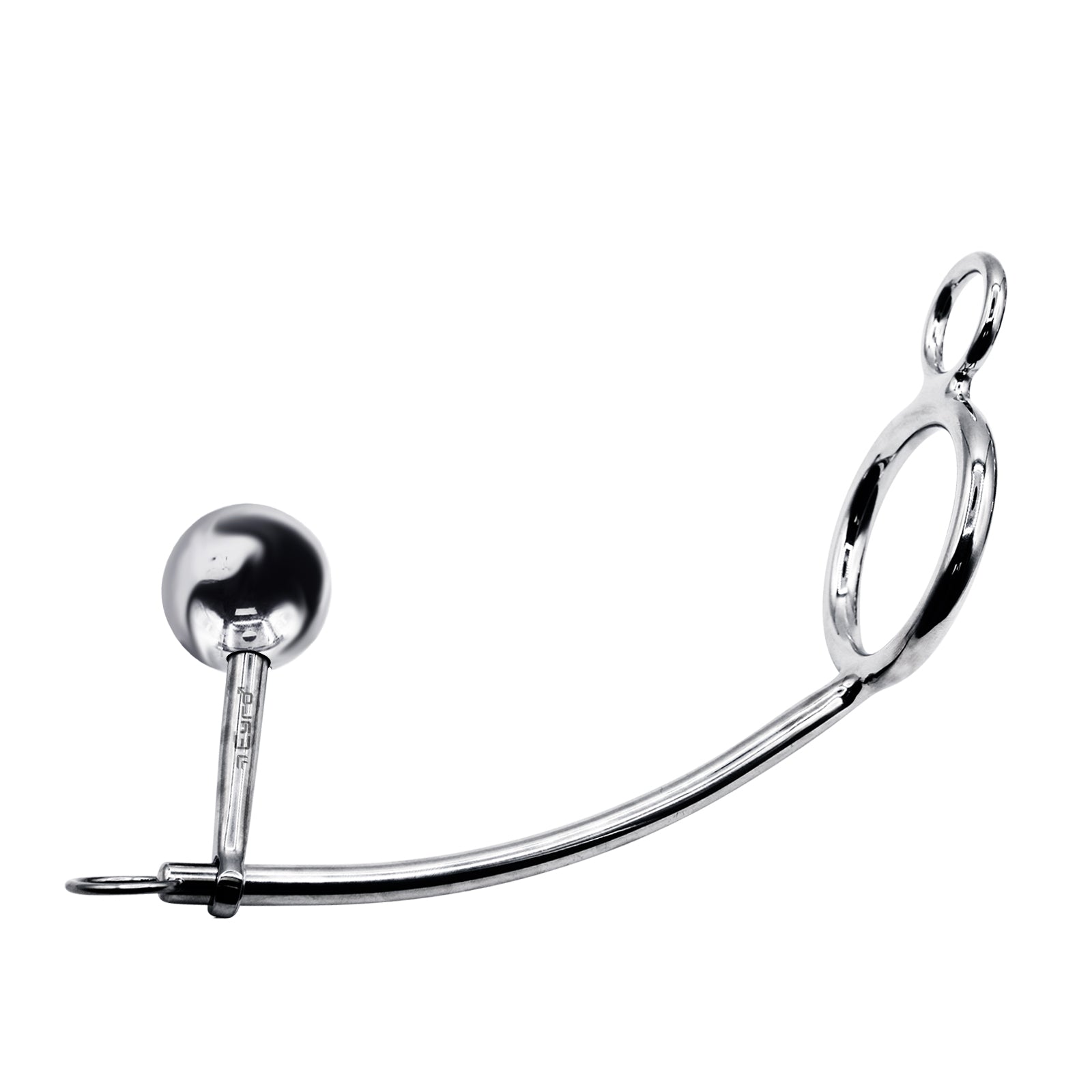 56mm Cock Ring w/ Adjustable Anal Tailgater - Ball Size 35mm