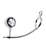 56mm Cock Ring w/ Adjustable Anal Tailgater - Ball Size 55mm