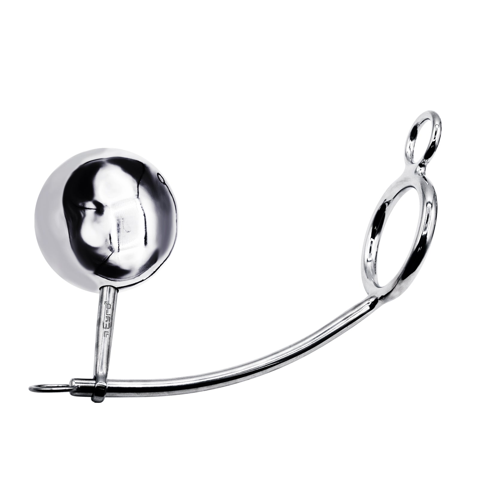 56mm Cock Ring w/ Adjustable Anal Tailgater - Ball Size 65mm