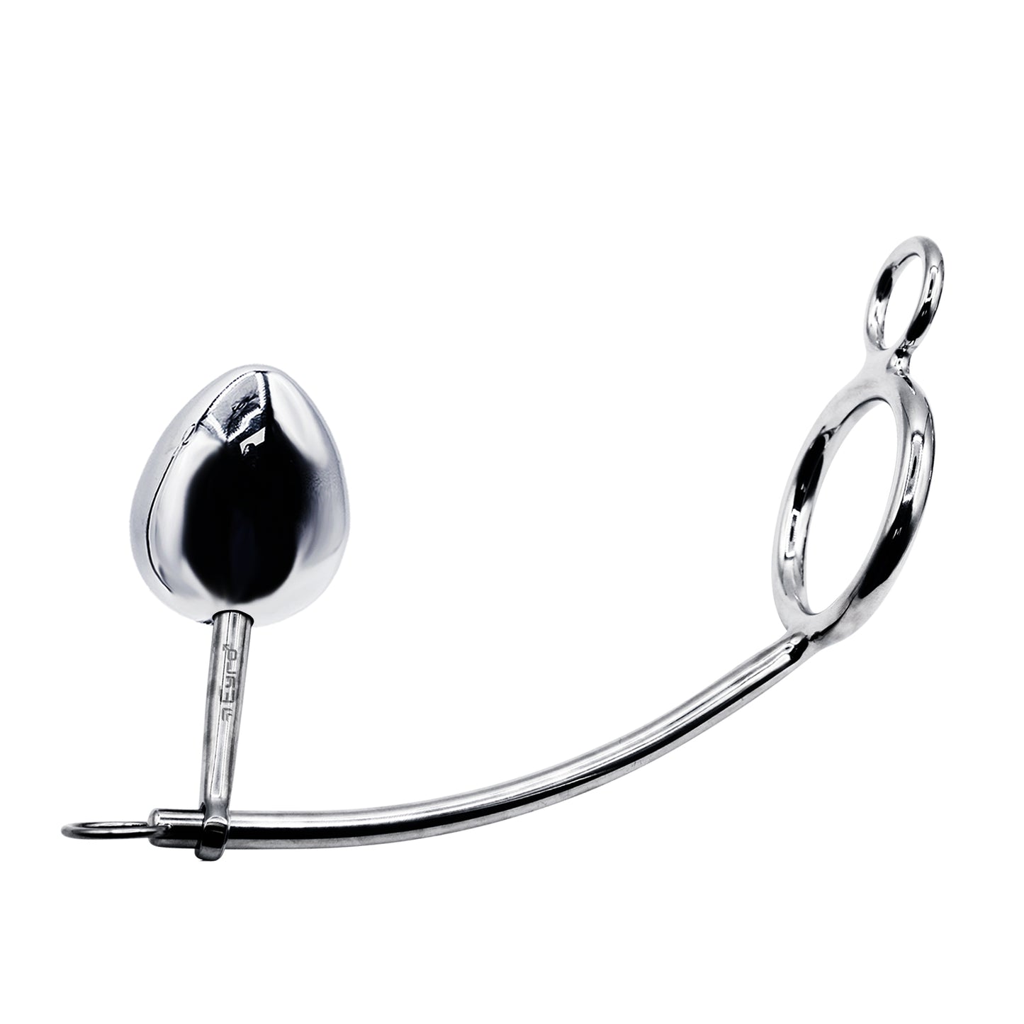 56mm Cock Ring w/ Adjustable Anal Tailgater - Egg Size 40mm