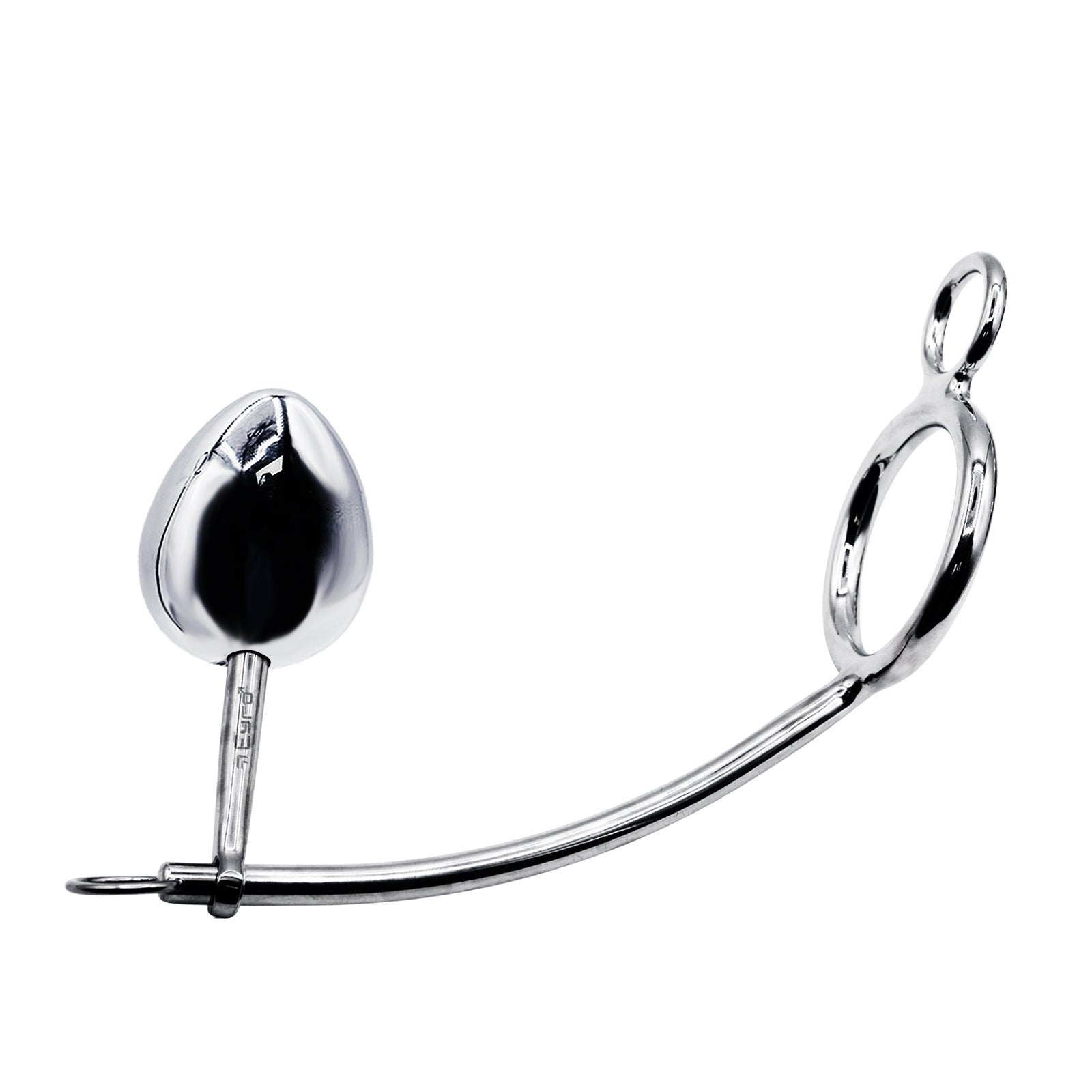 56mm Cock Ring w/ Adjustable Anal Tailgater - Egg Size 40mm