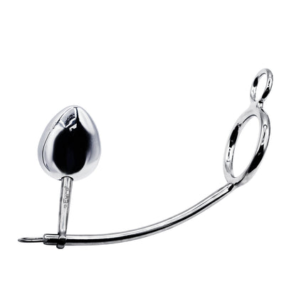 56mm Cock Ring w/ Adjustable Anal Tailgater - Egg Size 40mm