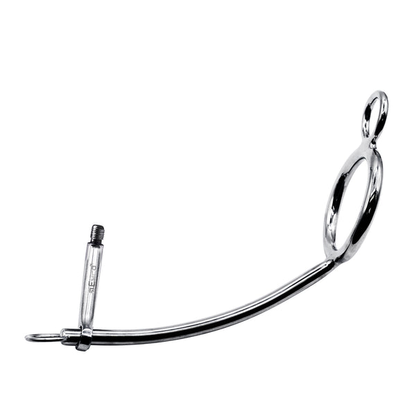 64mm Cock Ring w/ Adjustable Anal Tailgater - No Egg