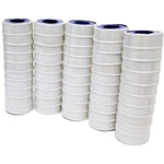 LeLuv®4Stuff™ Teflon Tape - 50 Pack Heavy-Duty PTFE Thread Sealant | 1/2" x 520" Roll