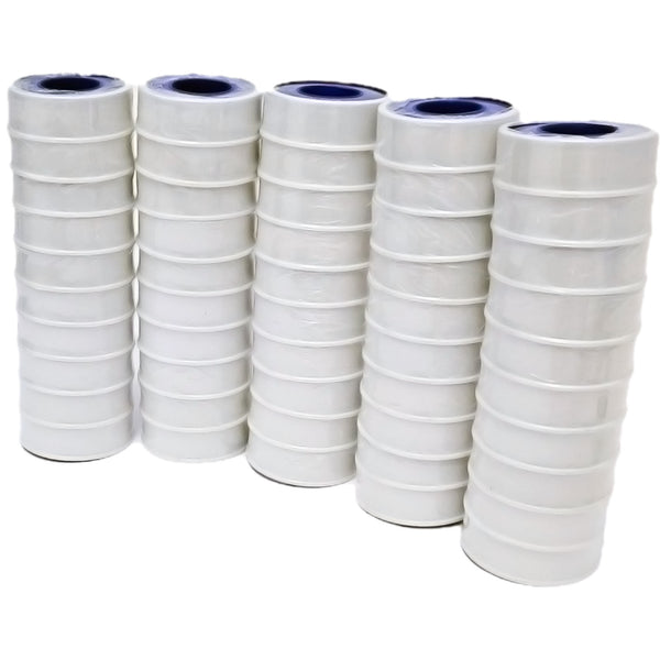 LeLuv®4Stuff™ Teflon Tape - 50 Pack Heavy-Duty PTFE Thread Sealant | 1/2" x 520" Roll