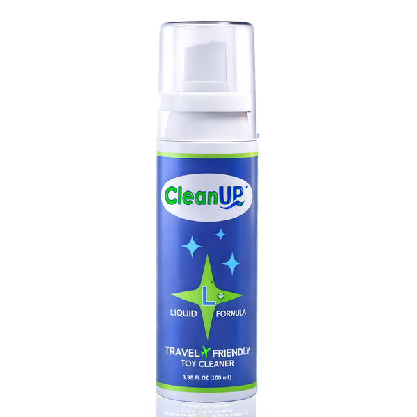 CleanUp™ Toy Cleaner Spray – Water-Based, Residue-Free Intimate Toy Cleaner, Safe for Silicone & Latex, Odor Eliminating Formula with Fresh Finish – Gentle Daily Clean