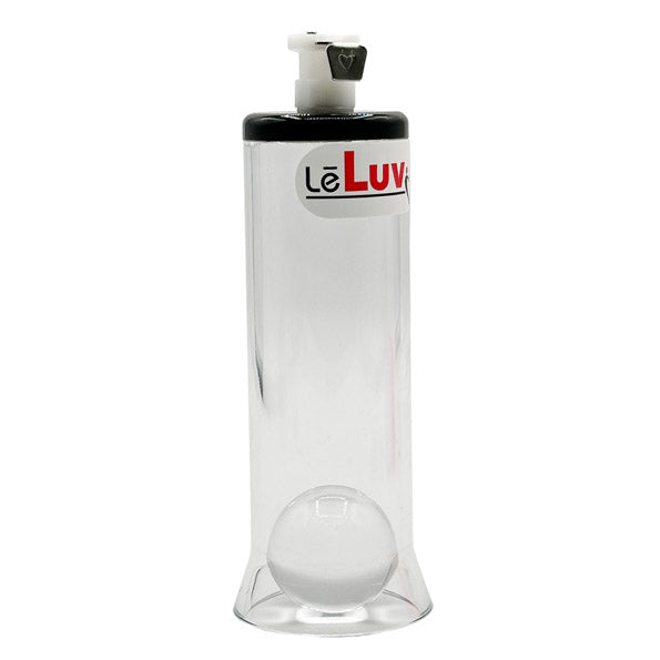 LeLuv Foreskin Restoration Cylinder with QC Quick Connect & Weighted Glass Ball for Gentle Tissue Expansion 