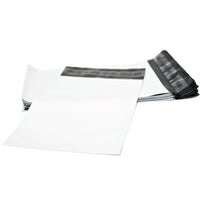 4Stuff™ Off White Poly Mailer 6x9 +1.57" Flap 60 Micron Thick - Pack of 1000/2000 Shipping Envelopes for Small Items, Non-Padded Lightweight Packaging Bags